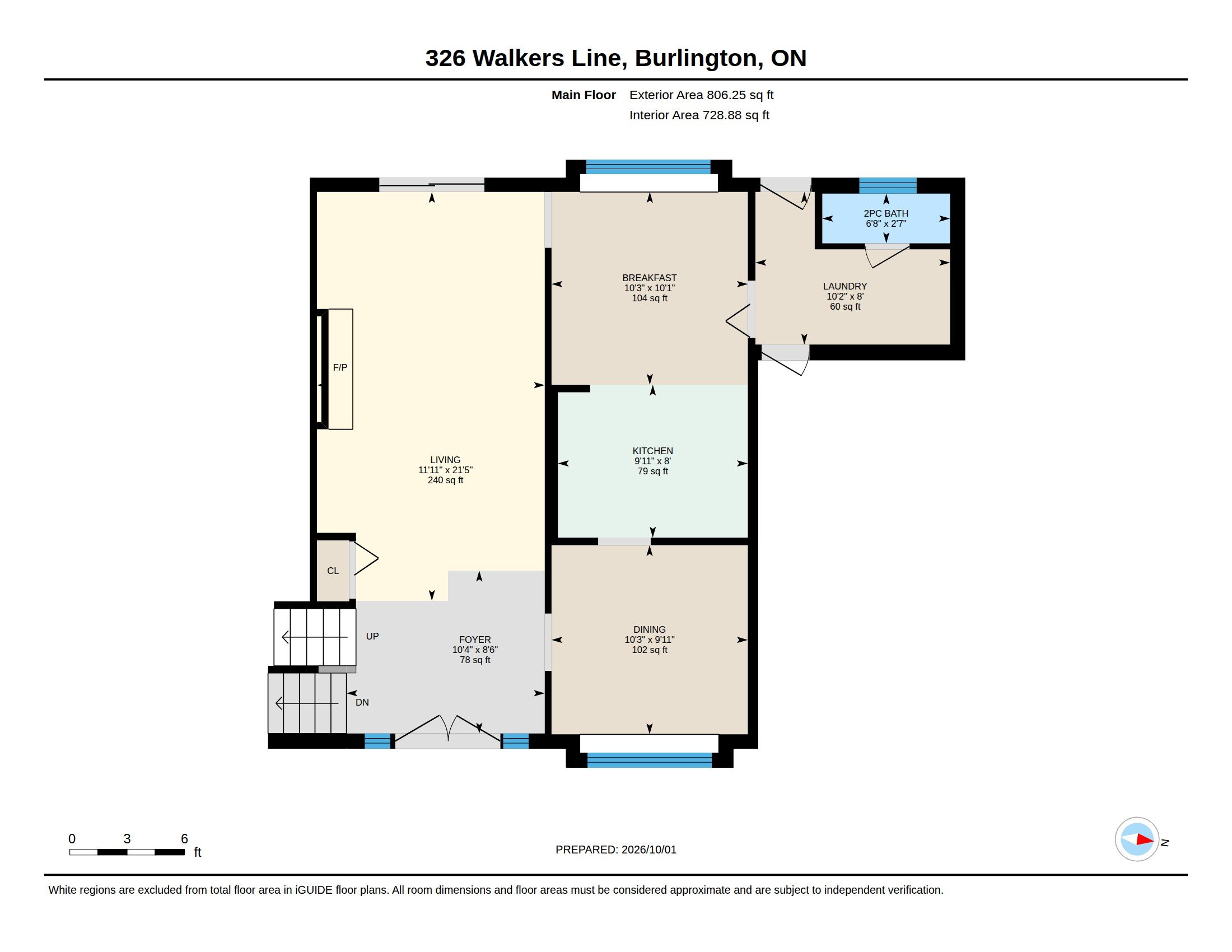 Main floor plan