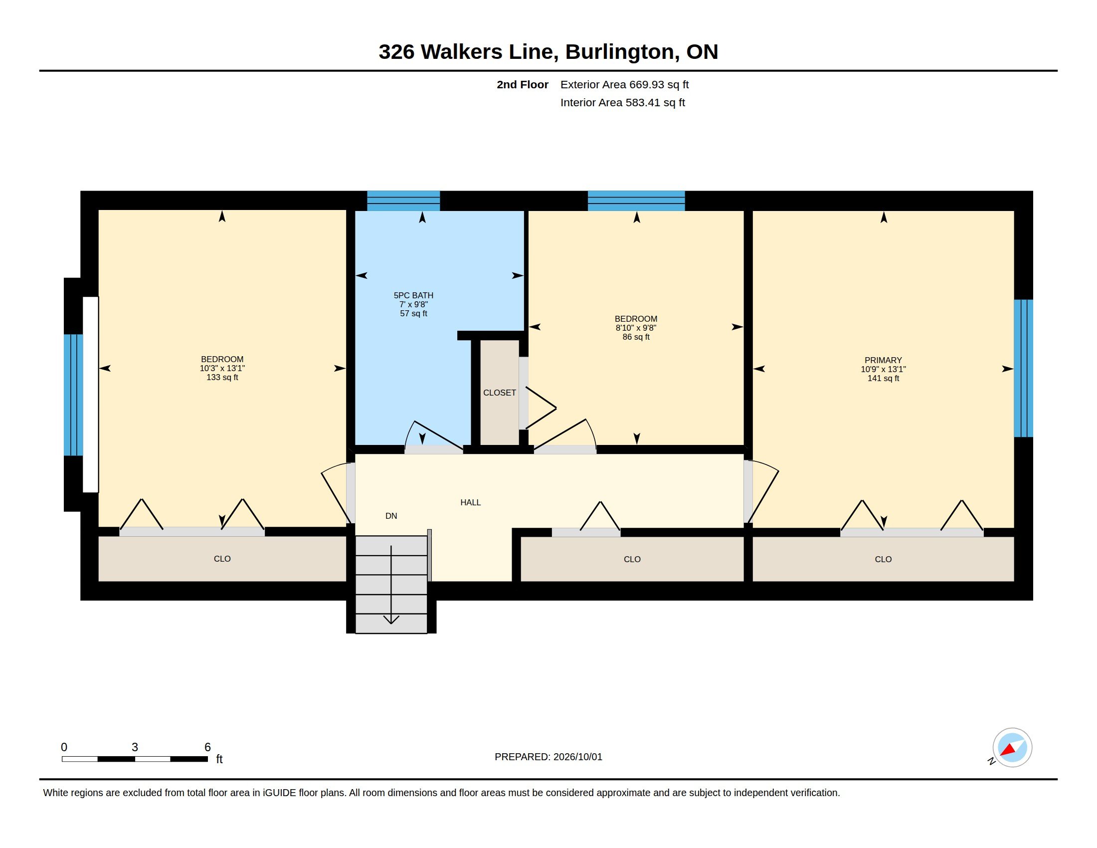 Second floor plan